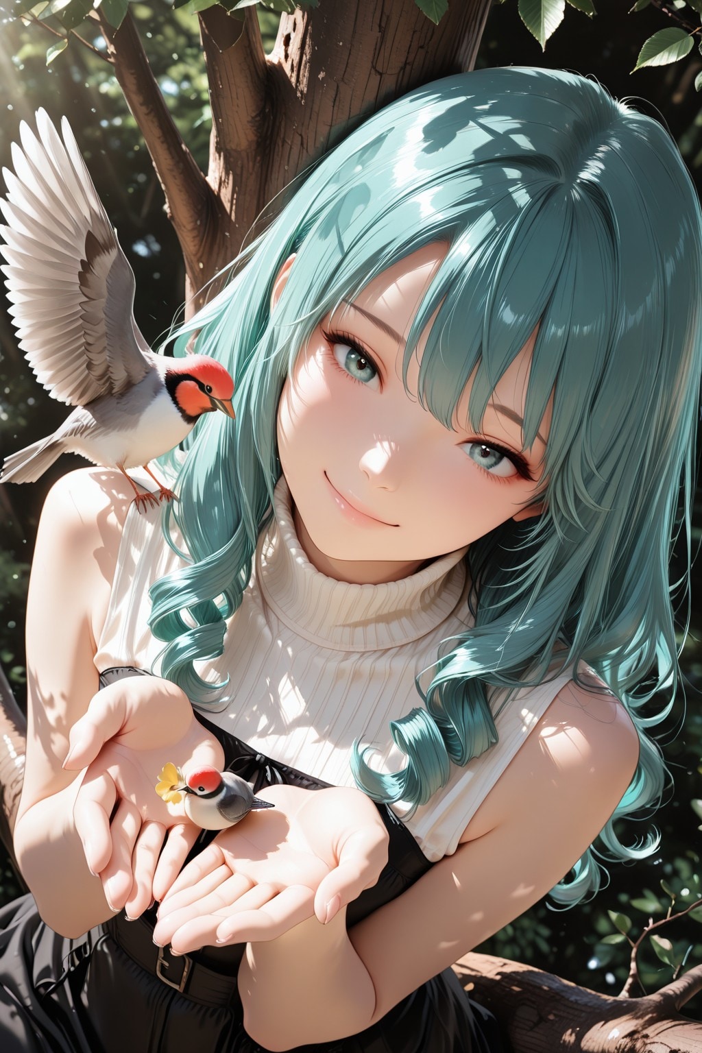 Beautiful Violinist Girl（美人なヴァイオリニスト。【小鳥といっしょ篇】）