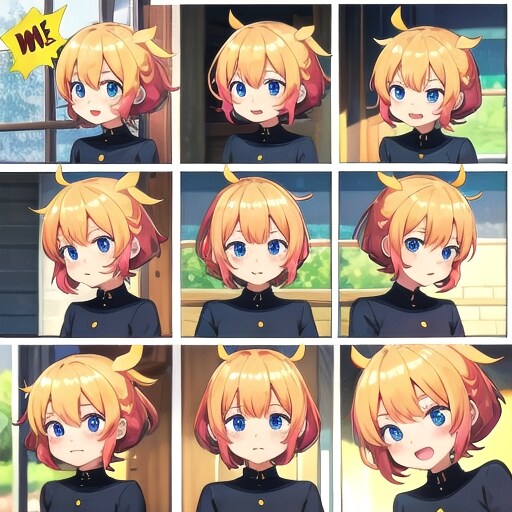 ９コマ漫画