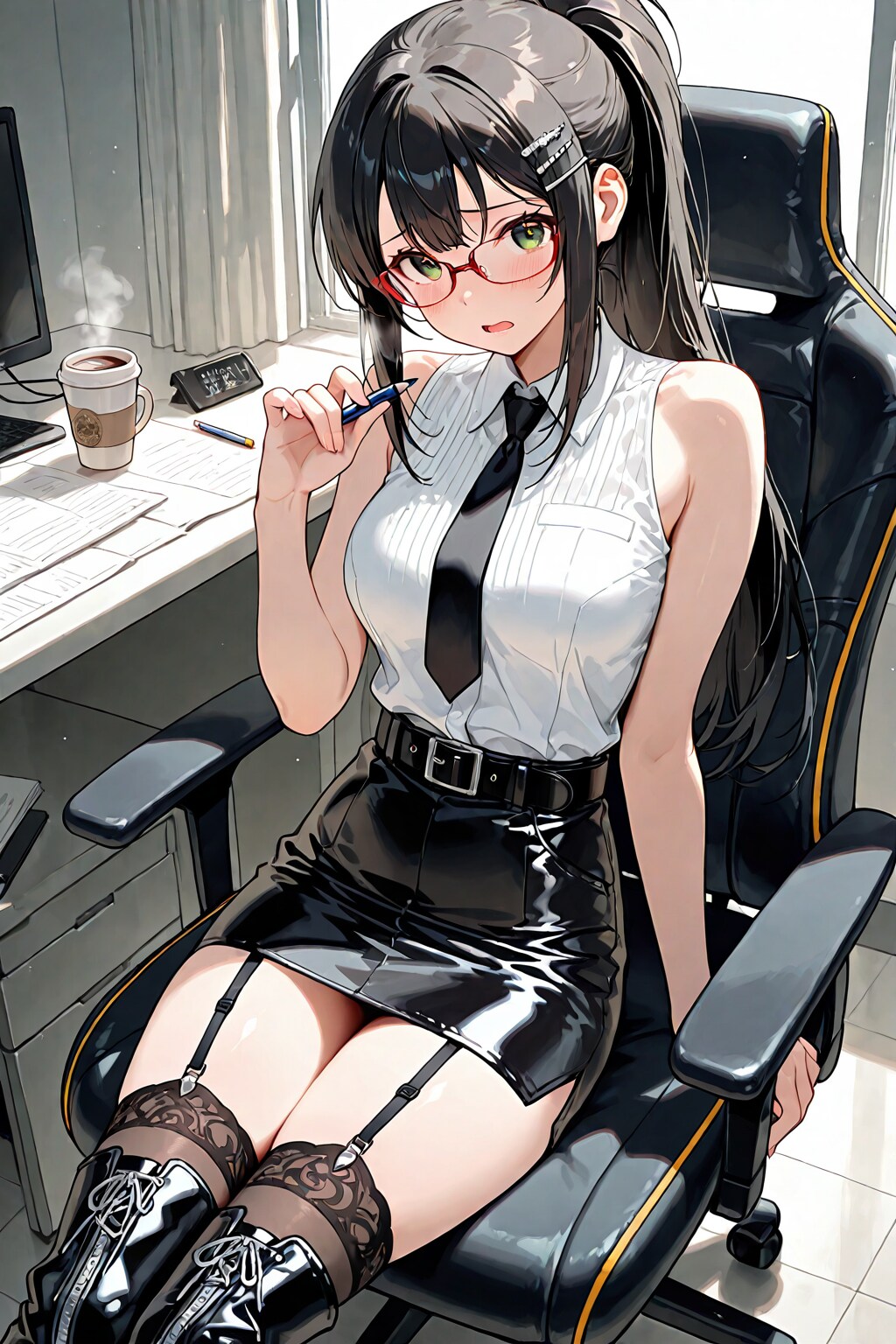 夏服に悩む後輩(企画参加)
