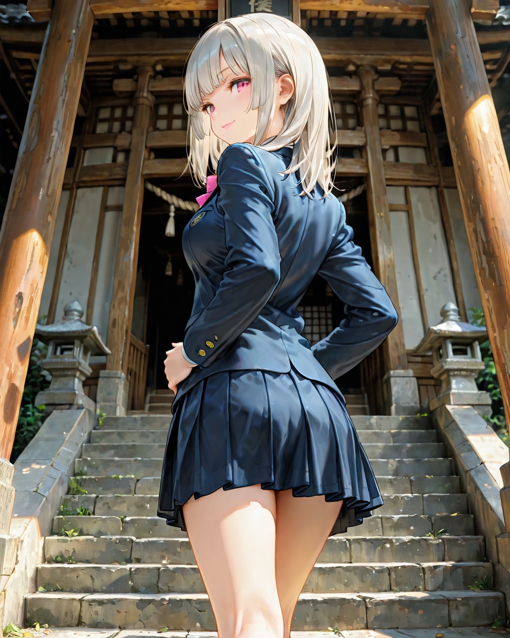 神社で待ち合わせ