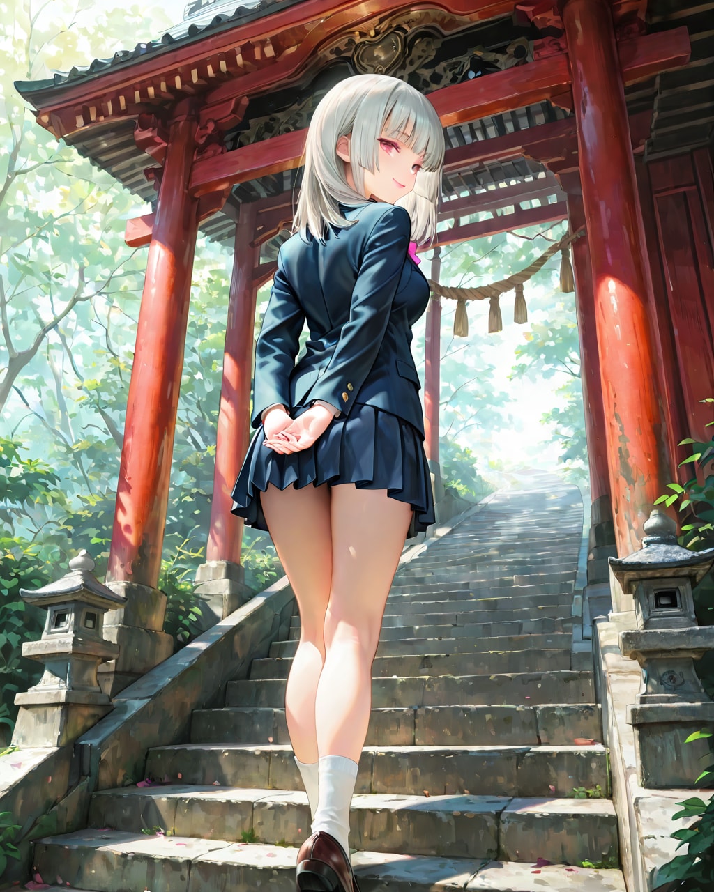 神社で待ち合わせ