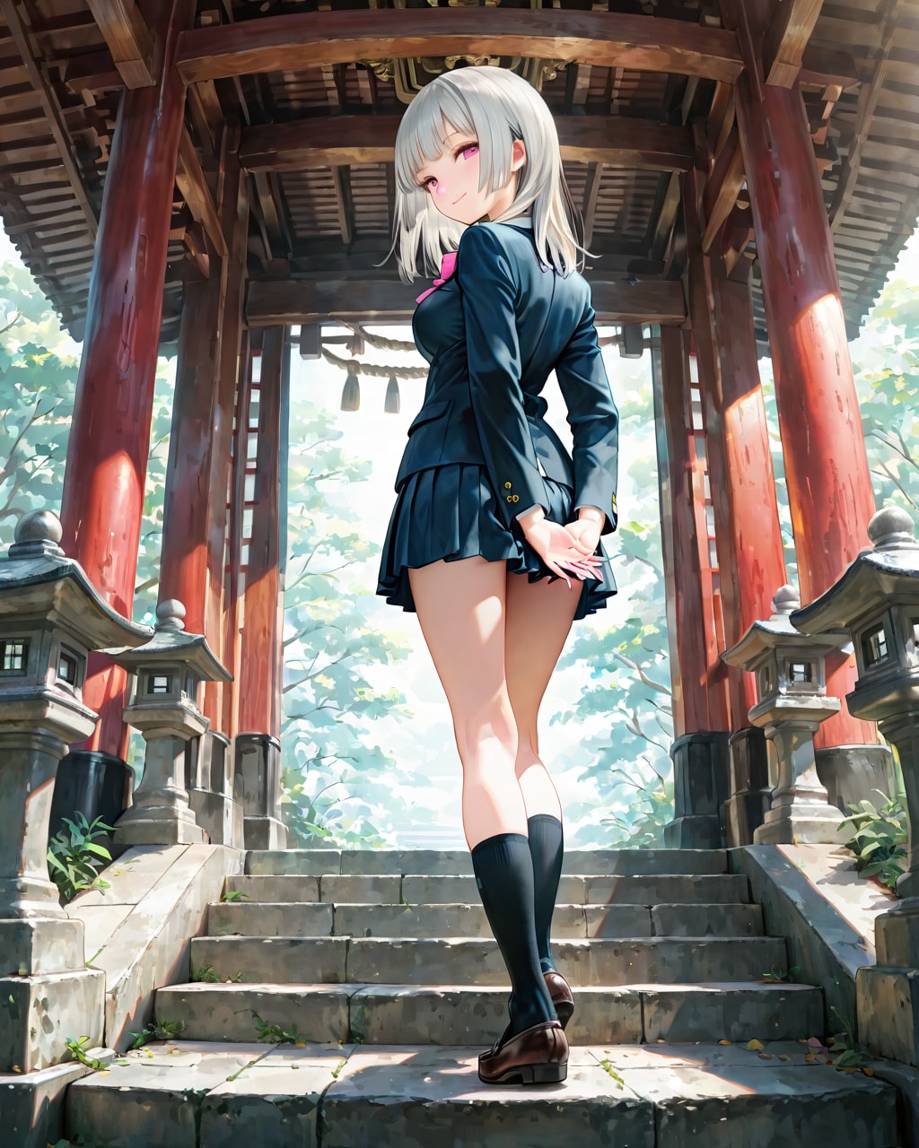 神社で待ち合わせ