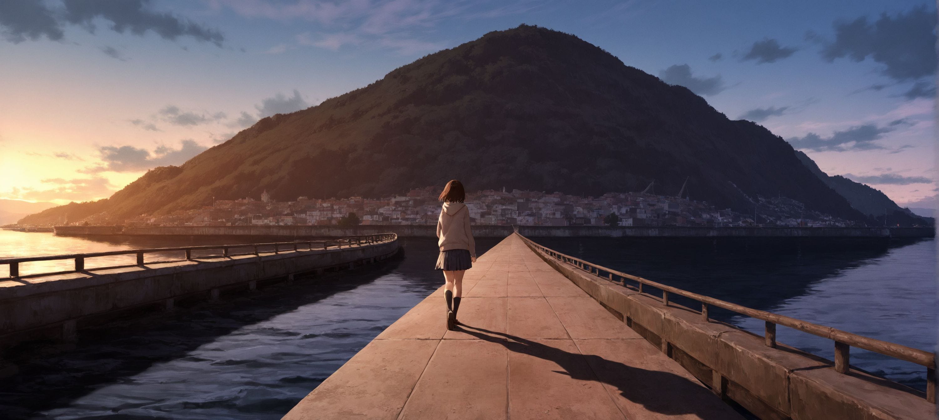 帰路の独白、あるいは世界の終わり | の人気AIイラスト・グラビア