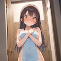 お風呂上がりの遭遇 4枚目
