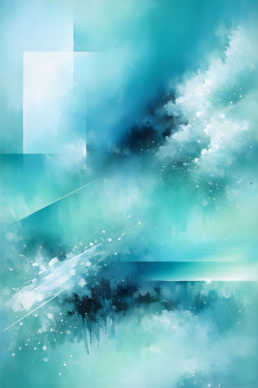 ミックスされた抽象画