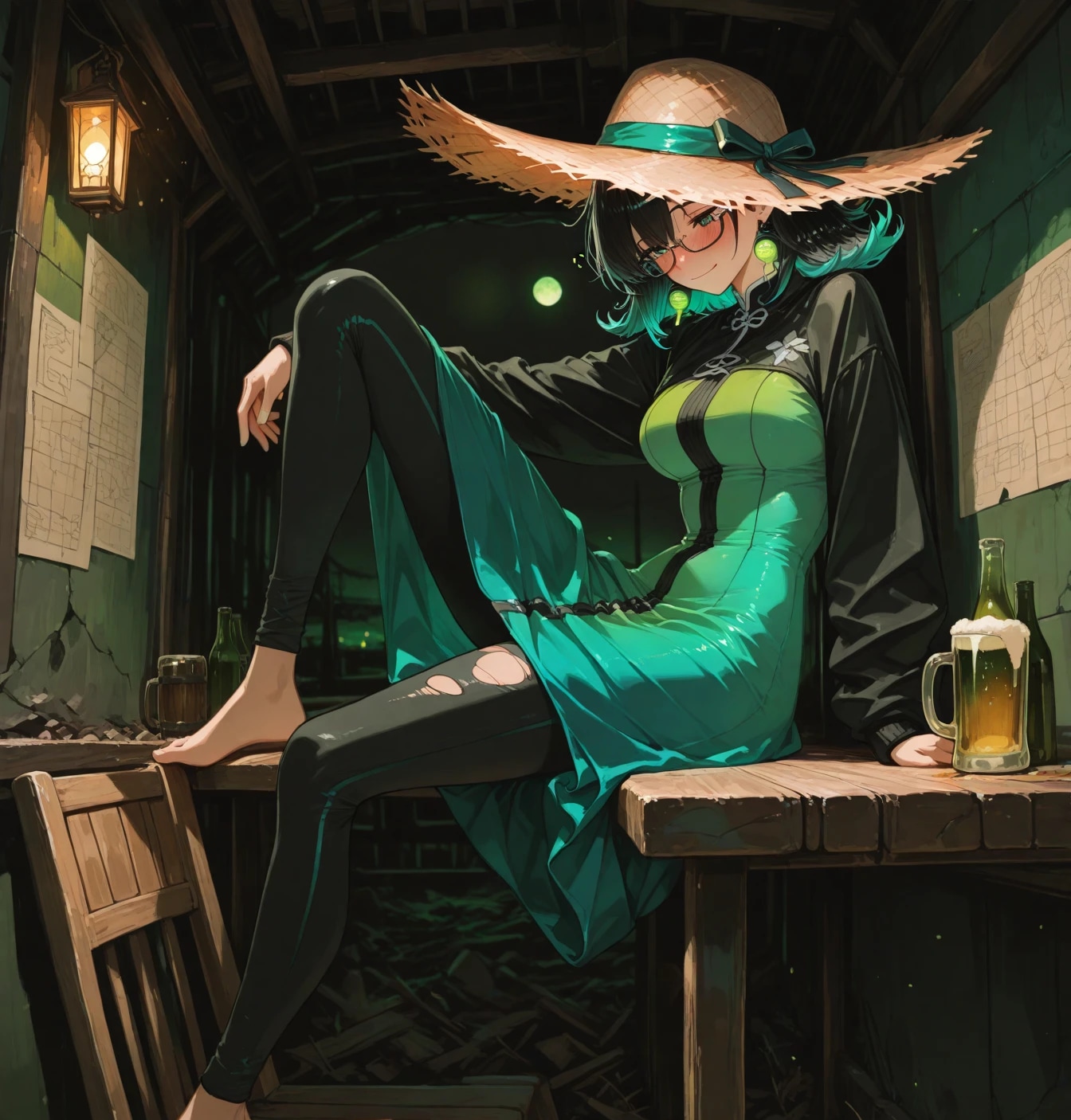 行儀なんてモンを気にする世界じゃねぇだろ | の人気AIイラスト・グラビア