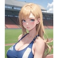 金髪おっぱいアスリート 8枚目
