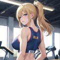 金髪おっぱいアスリート 3枚目
