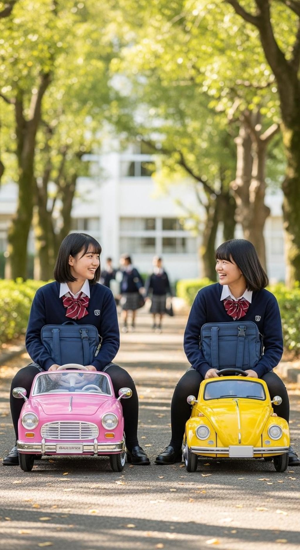 女子高生の夢の車通学《三輪車もあるよ》