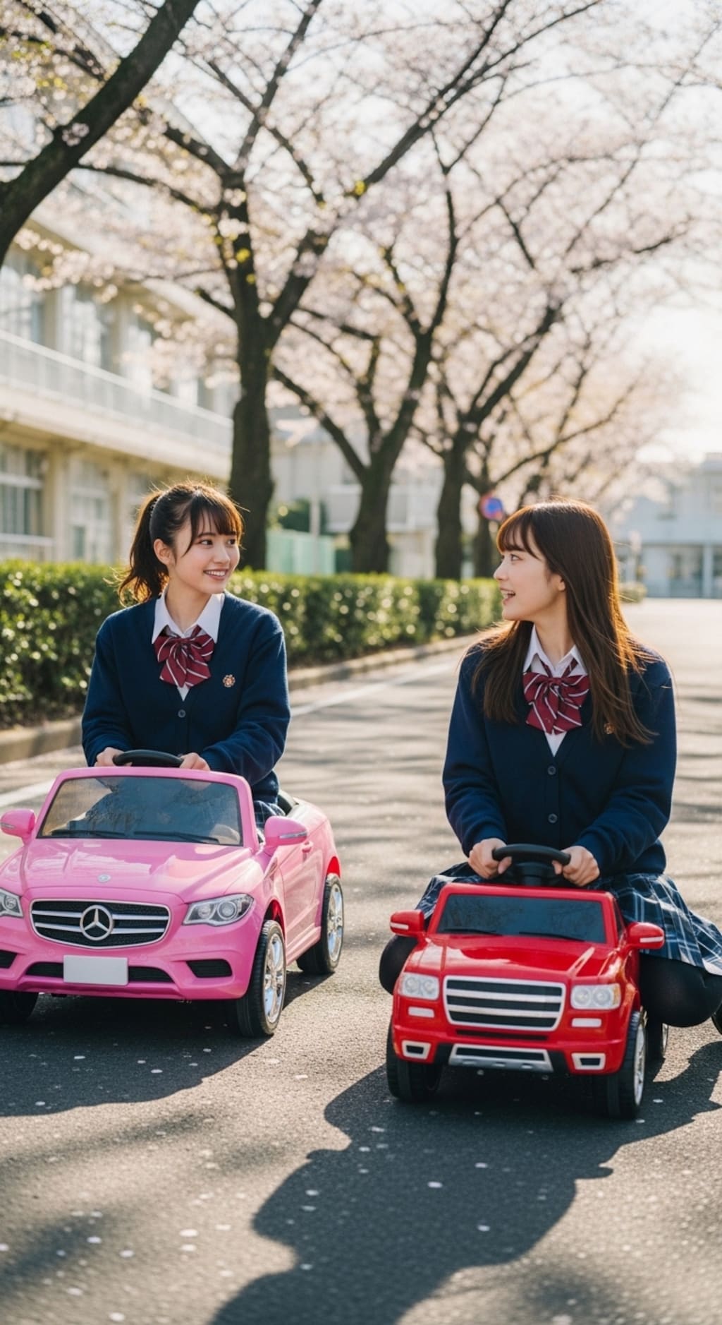 女子高生の夢の車通学《三輪車もあるよ》