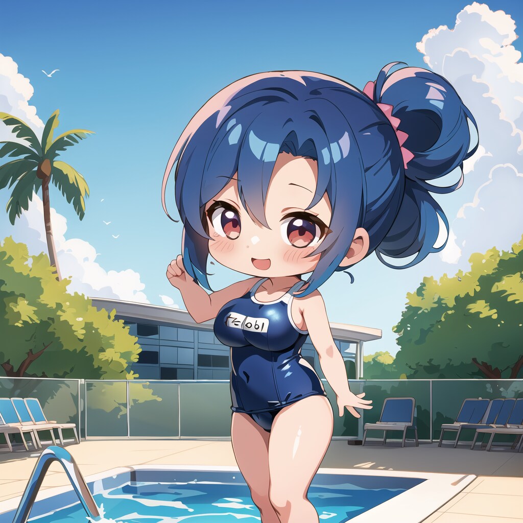 水着淑女②　水泳授業編