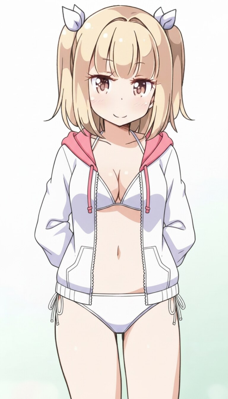 飯島ゆん ビキニパーカー