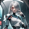 片目隠れメカ娘 2枚目