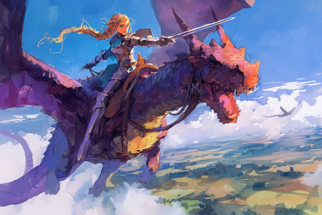 ドラゴンと少女（竜騎士）167