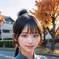 紅葉とおっぱい 5枚目