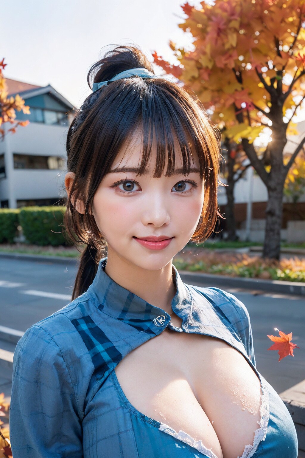 紅葉とおっぱい