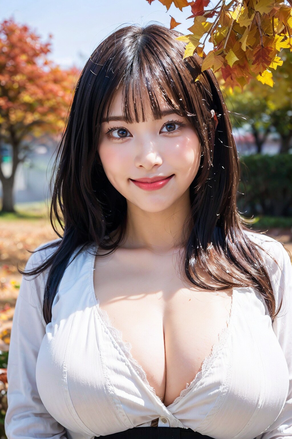 紅葉とおっぱい