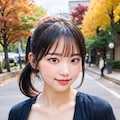 紅葉とおっぱい 2枚目