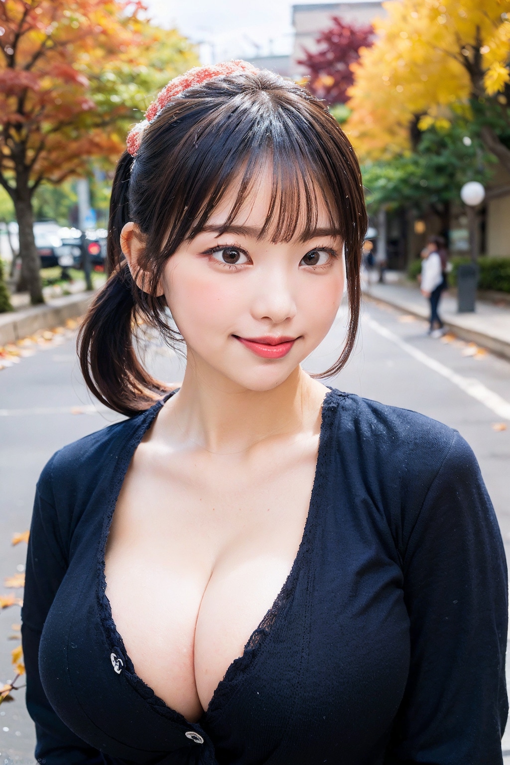 紅葉とおっぱい