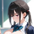 JKちゃんの縦パイズリで乳内射精 6枚目