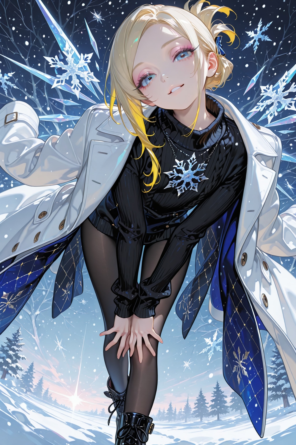 黒ニットワンピースのECHIな お姉さん