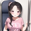 ピンクTシャツはロリの特権 2枚目