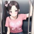 ピンクTシャツはロリの特権 9枚目