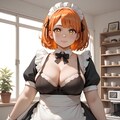 メイドのぽちゃ娘さん 3枚目