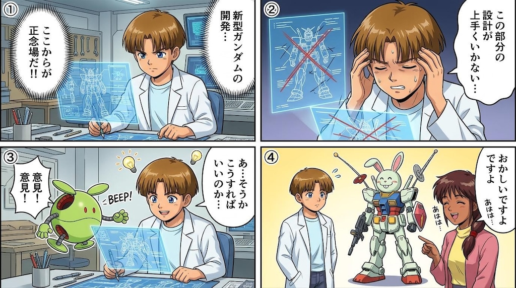 ウッソ少年の発明。