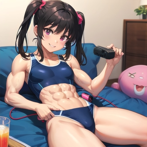 EMSマシンで腹筋バキバキ！