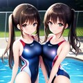 水泳部の双子 4枚目