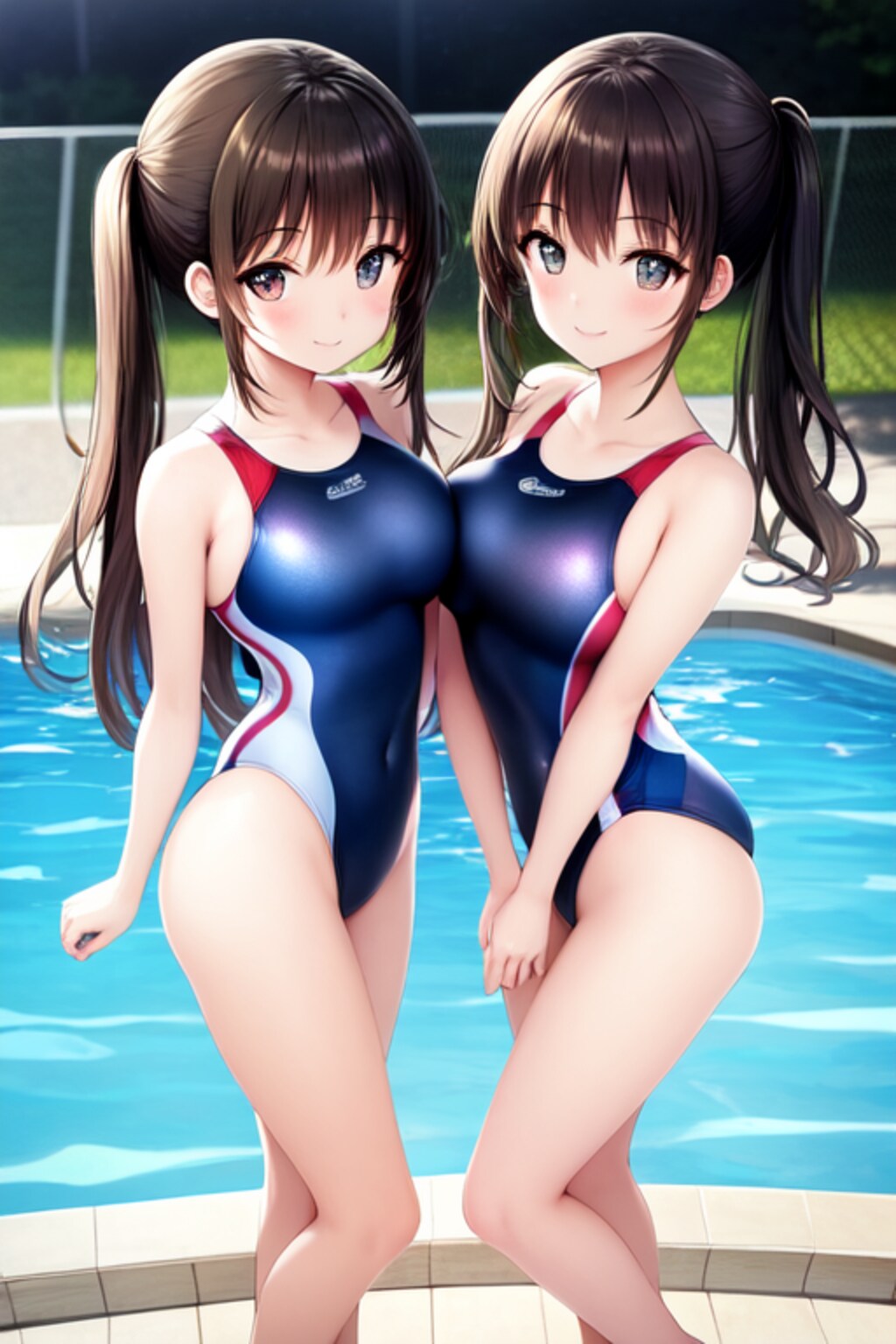 水泳部の双子