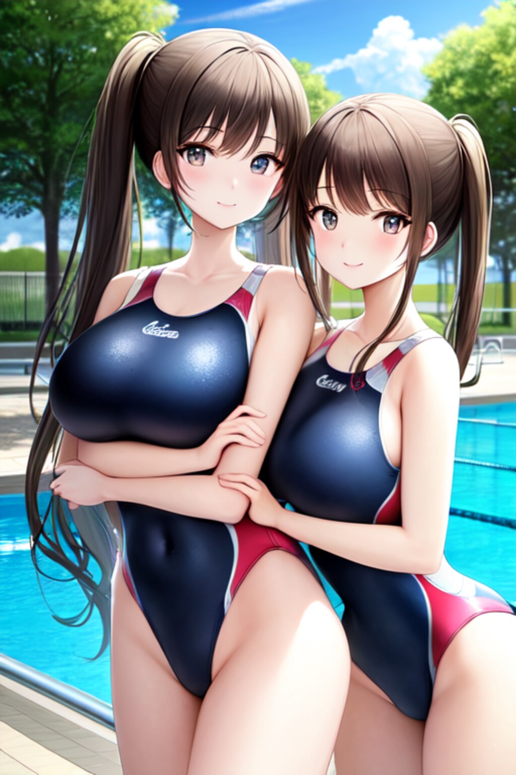 水泳部の双子