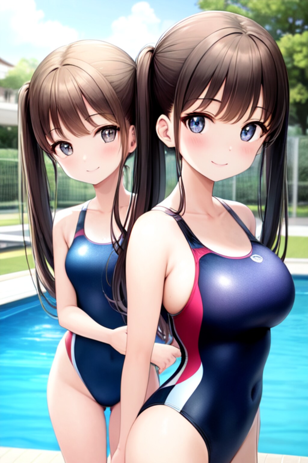 水泳部の双子