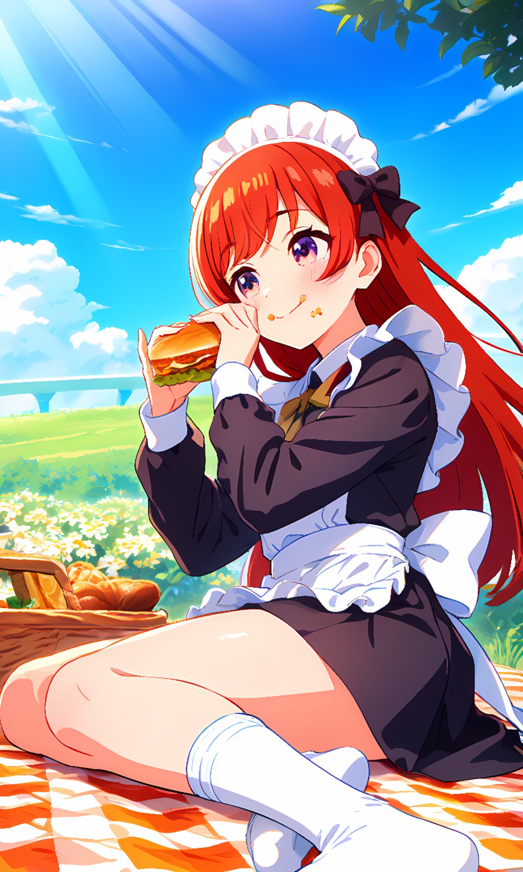 お行儀の悪いメイドさん