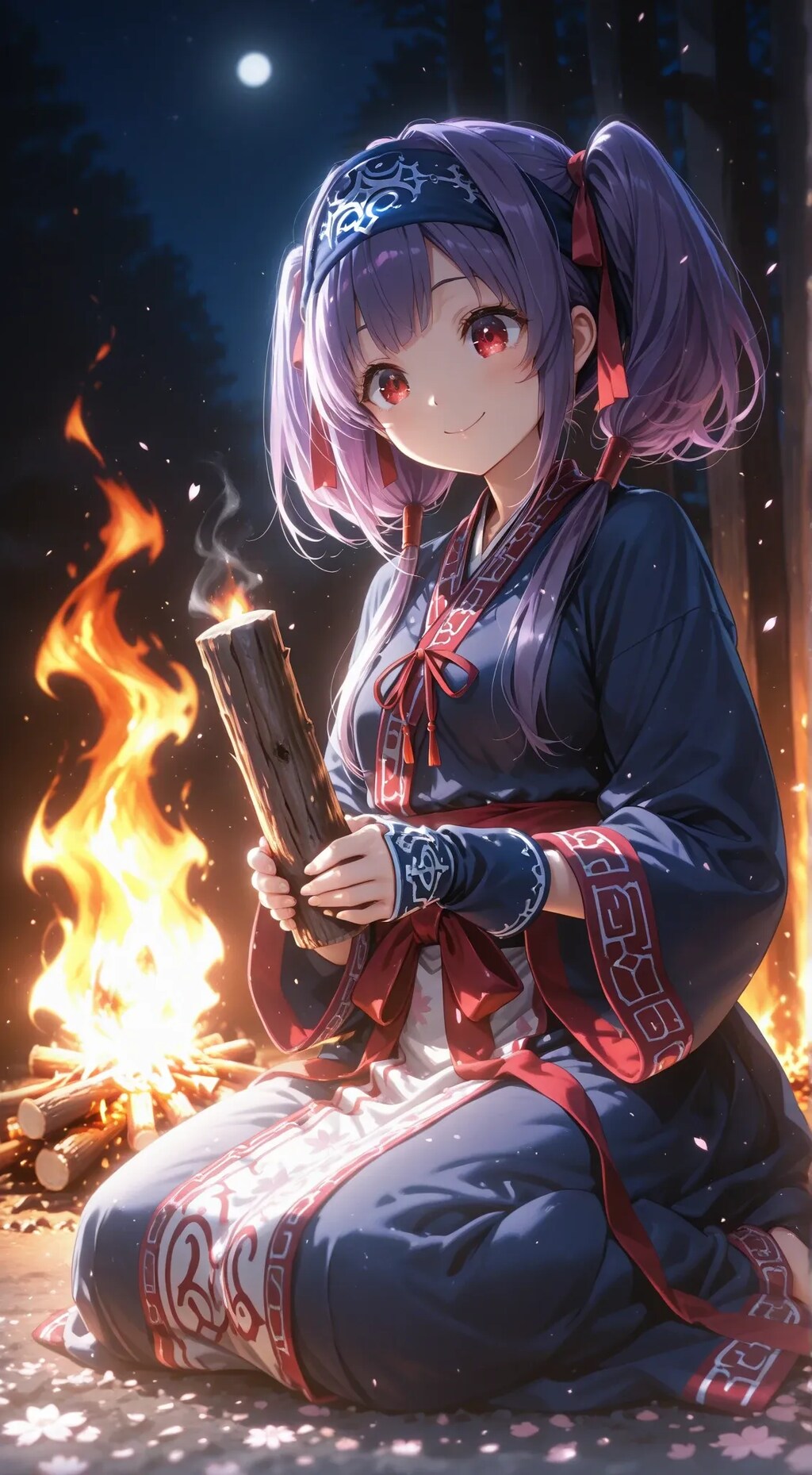 民族衣装の梨子