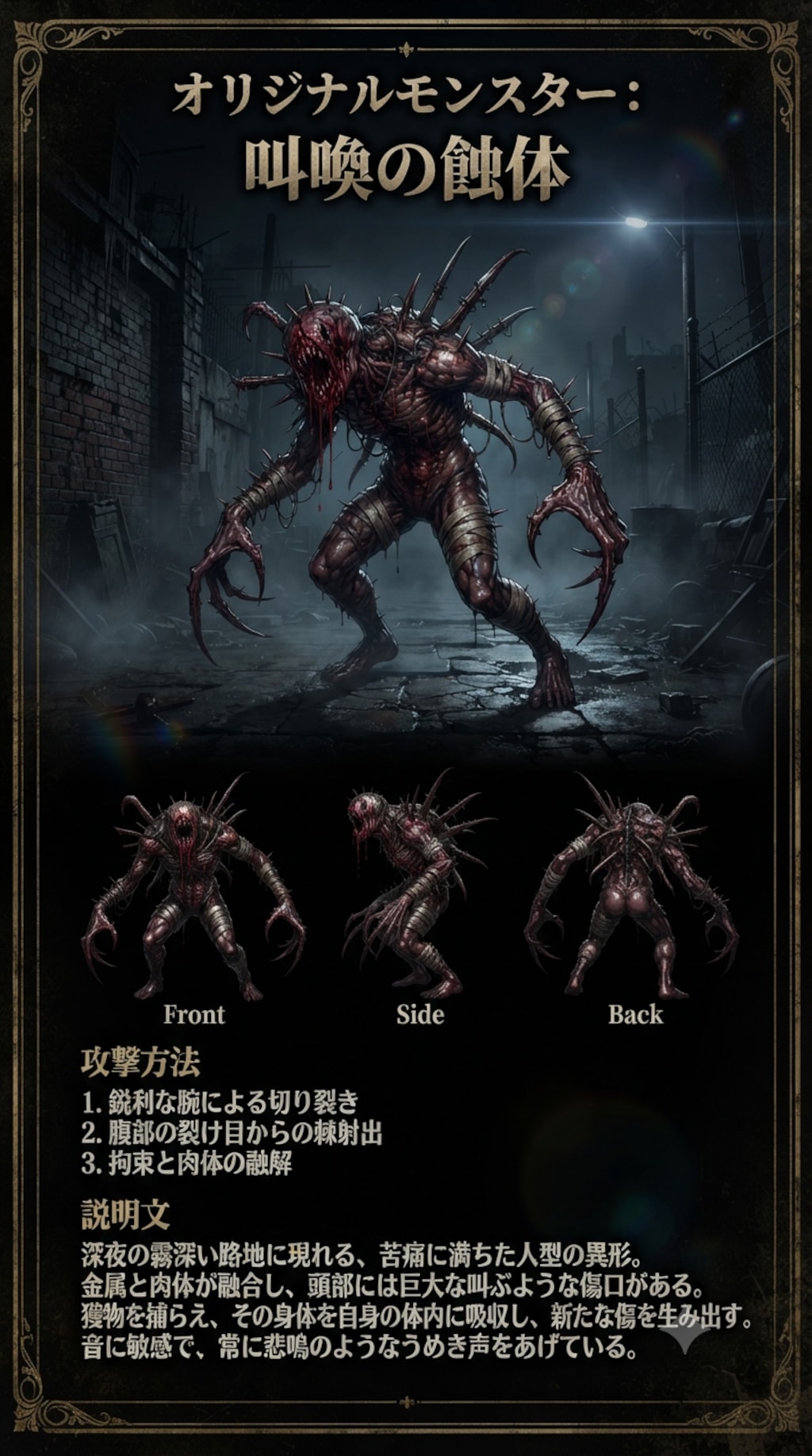 オリジナルモンスター