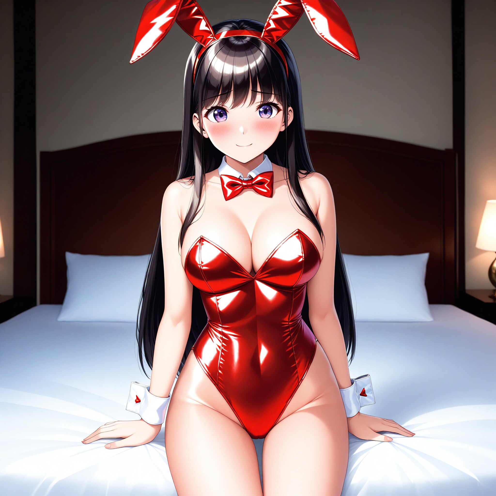 赤バニーガール