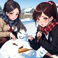 JKと雪だるま 11枚目