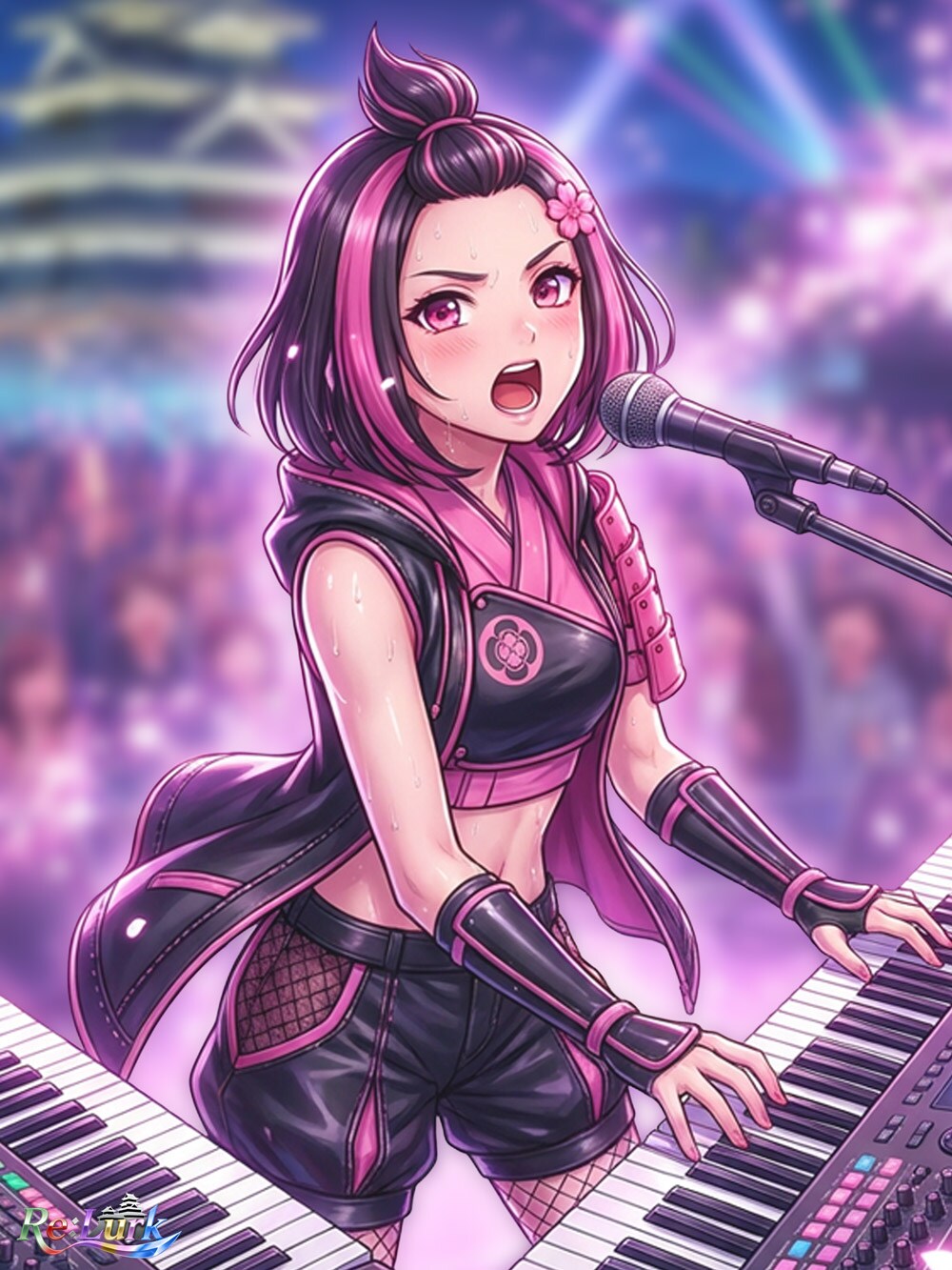 【Re:Lurk】ruru(ルル)ライブシーン | の人気AIイラスト・グラビア