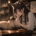 波夷羅ねずは、珈琲と猫の香りにそっと癒される。 2枚目