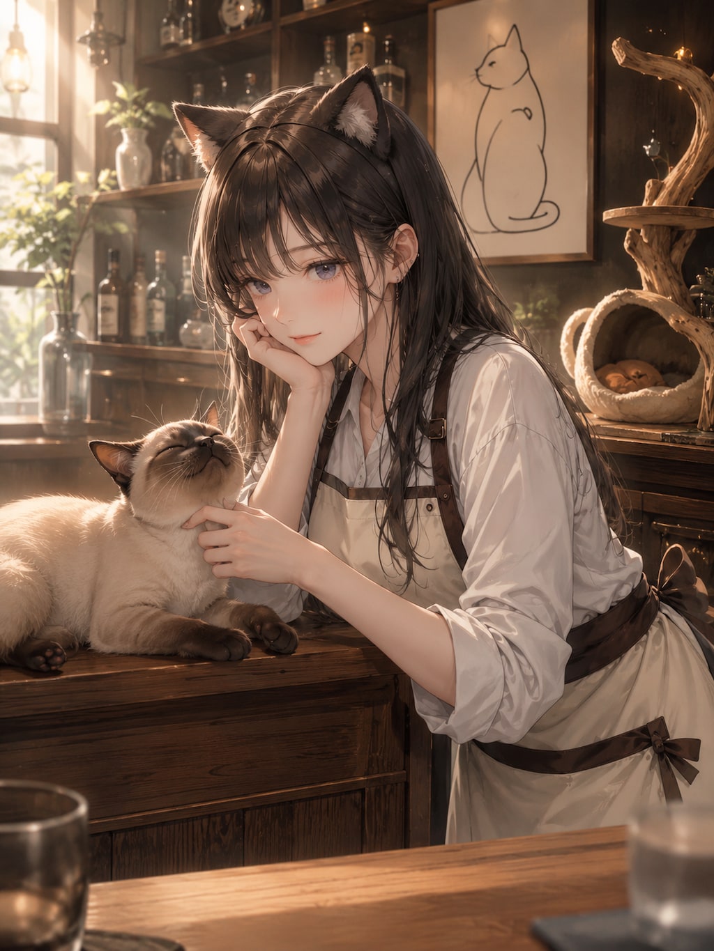 波夷羅ねずは、珈琲と猫の香りにそっと癒される。