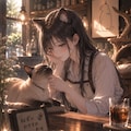 波夷羅ねずは、珈琲と猫の香りにそっと癒される。 3枚目