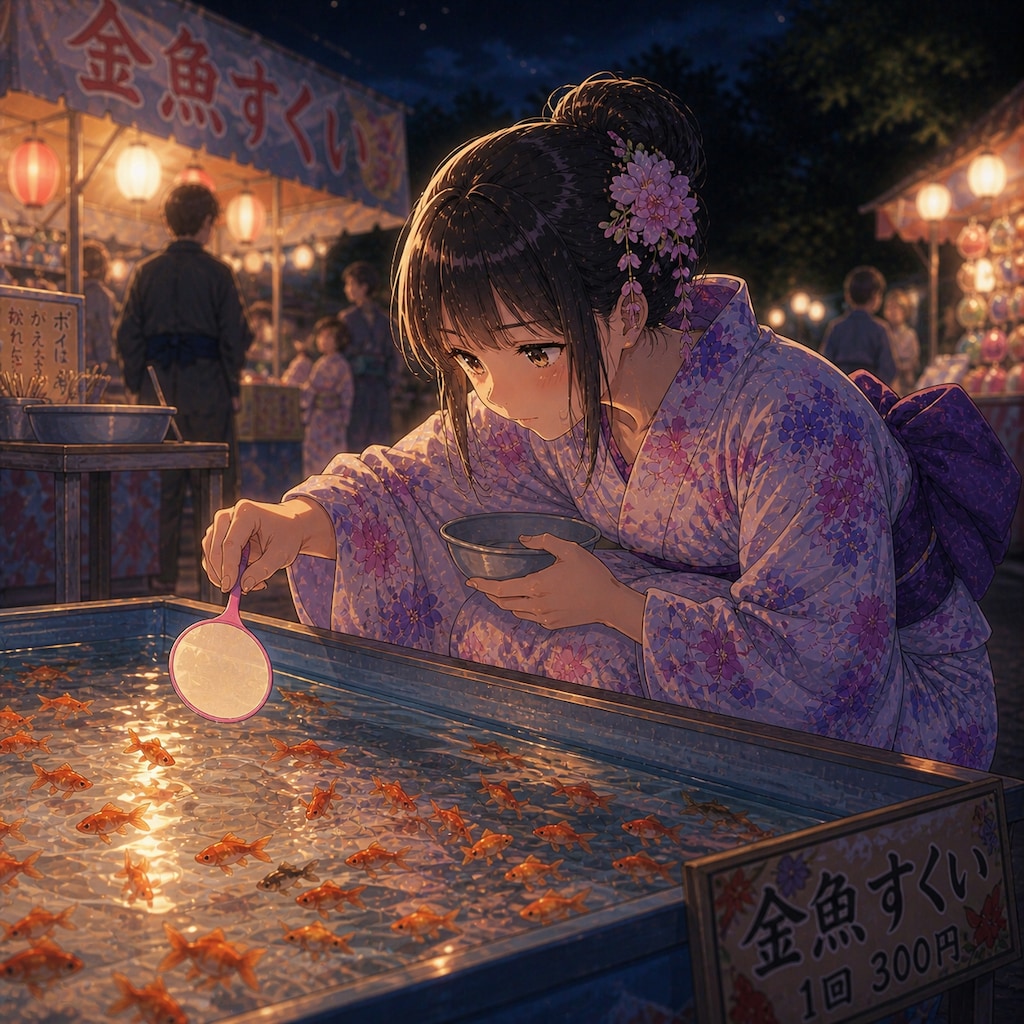 金魚すくい