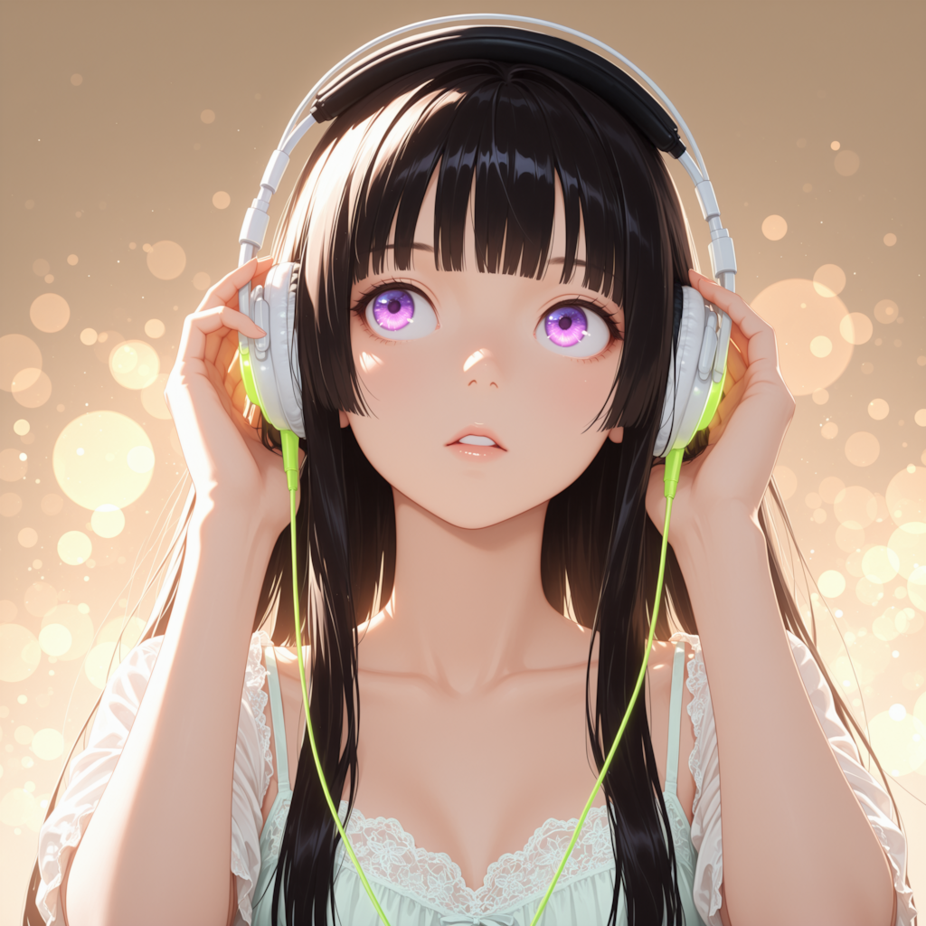ヘッドホン女子🎧