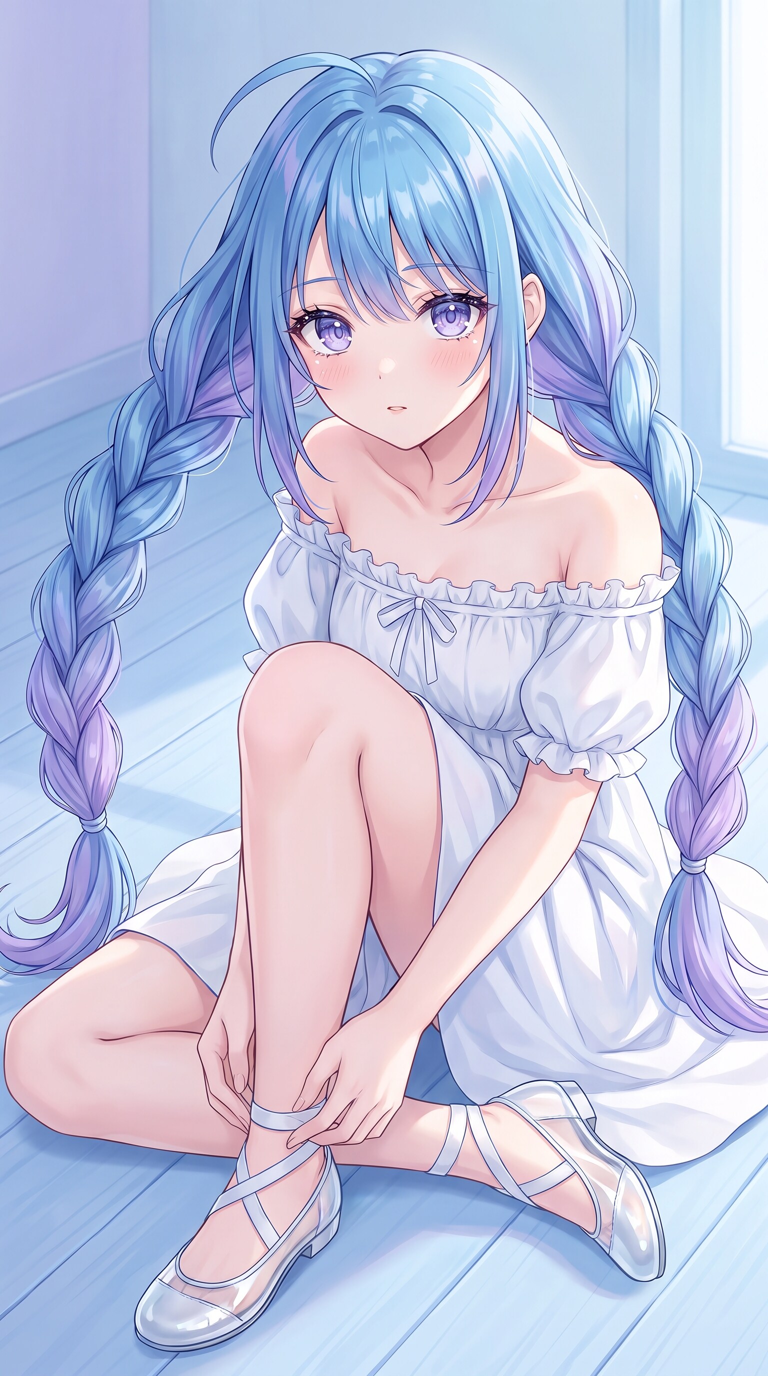 蒼紫の静謐