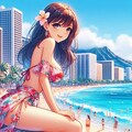 ワイキキビーチ (ImageCreator) 5枚目