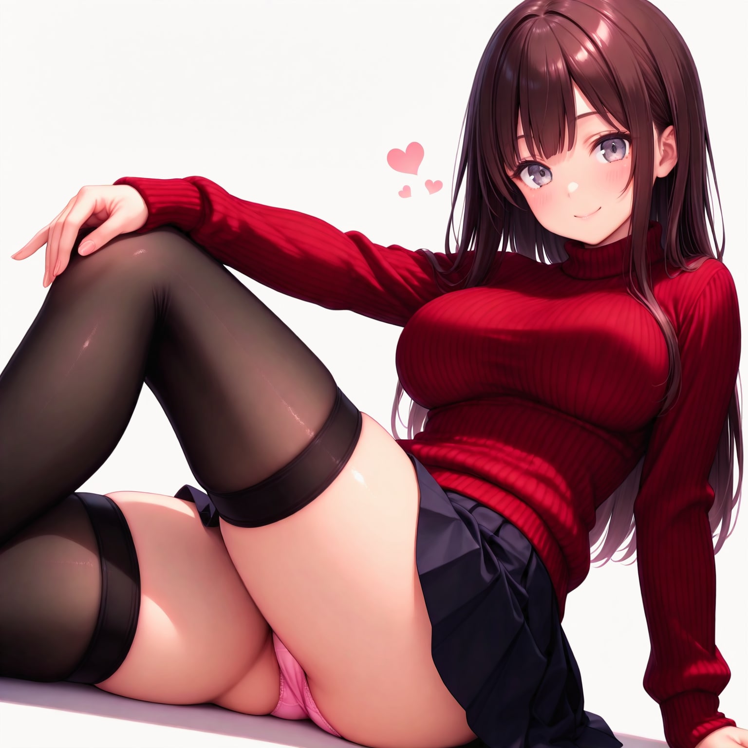 895（赤いセーター）