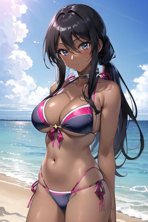 褐色ビキニギャル43