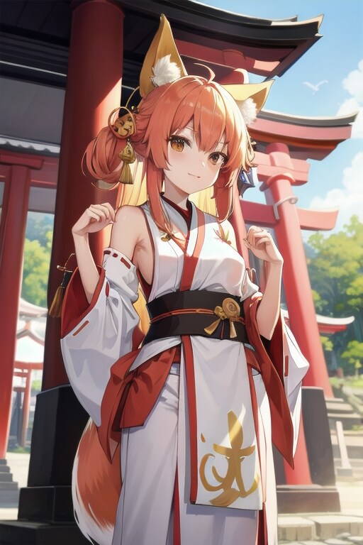 神社の出会い